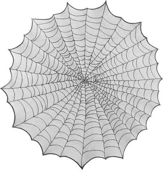 Obrus pajęczyna 124cm