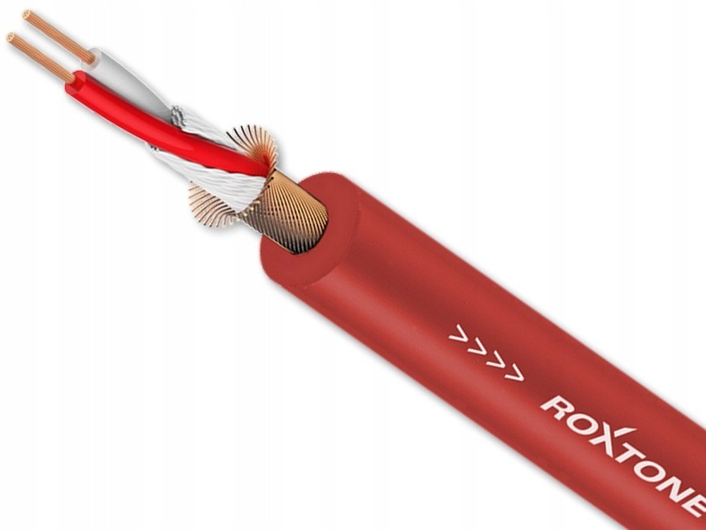 Kabel mikrofonowy Roxtone MC002-100m-RD 1 metr