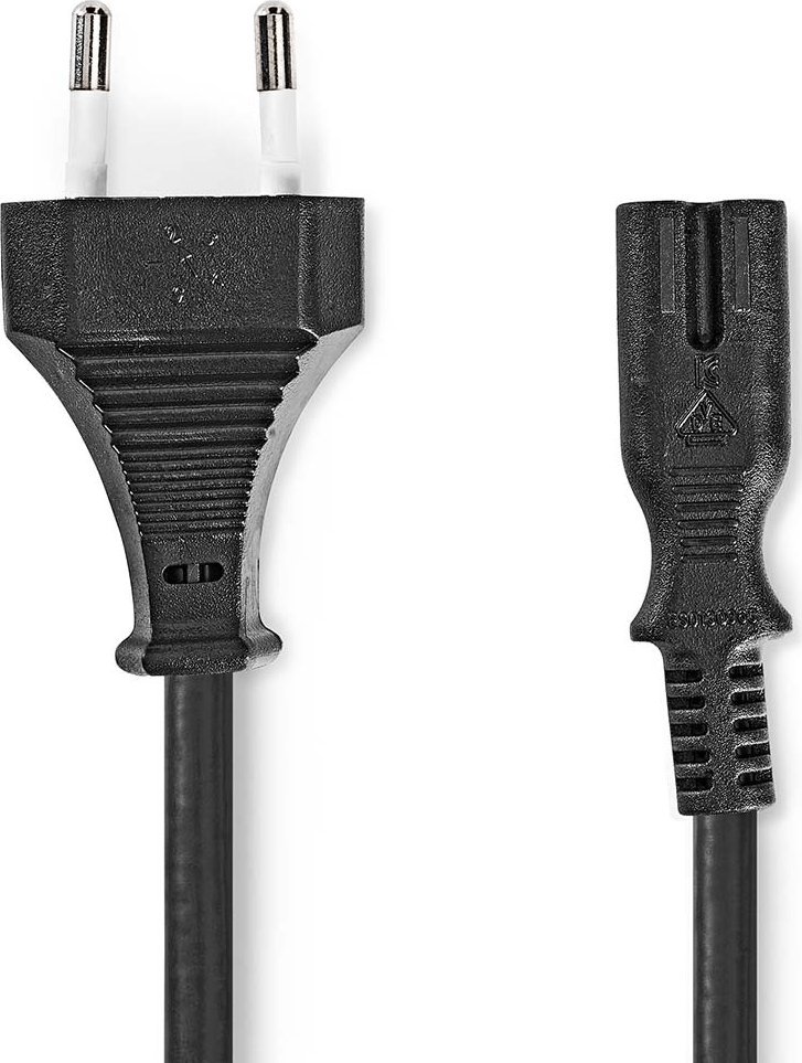 Kabel zasilający Nedis Nedis CEGL11042BK20 kabel zasilające Czarny 2 m Wtyczka zasilająca typu C IEC 320