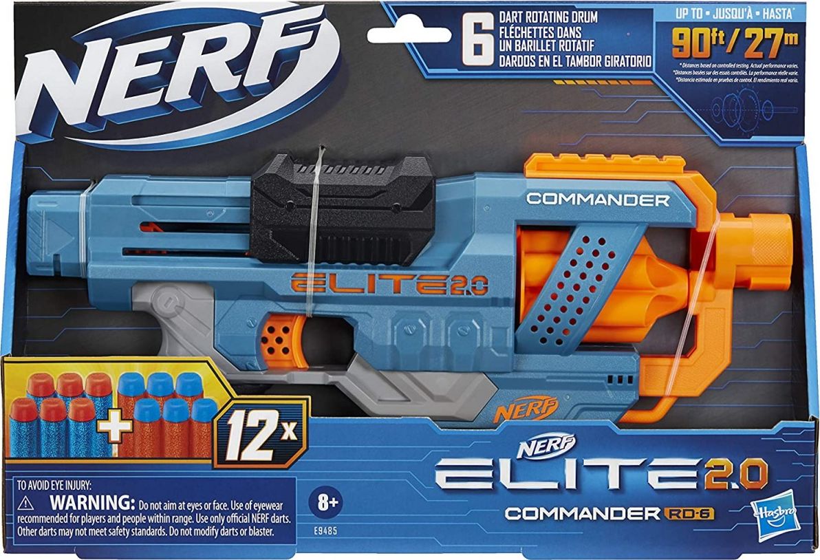 Hasbro Blaster Nerf Elite 2.0 Commander RD 6 (E9485)