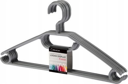 Galicja Wieszak obrotowy na ubrania plastikowy 5 sztuk Logan