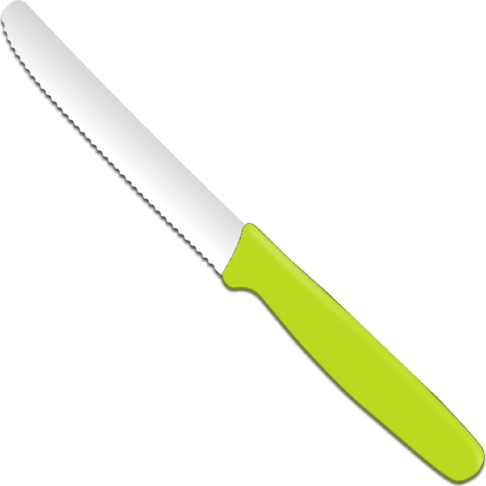 Hendi Nóż uniwersalny ząbkowany 112/211 mm - zielony Nóż uniwersalny ząbkowany 112/211 mm - zielony