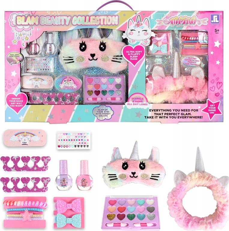 Zestaw do makijażu dla dziewczynek z kokardkami | Bezpieczne zakupy! Szybka wysyłka! oryginalne, zaplombowane pudełko!