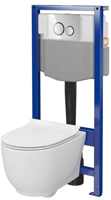 WC SET CERSANIT GERONA CHROME C189