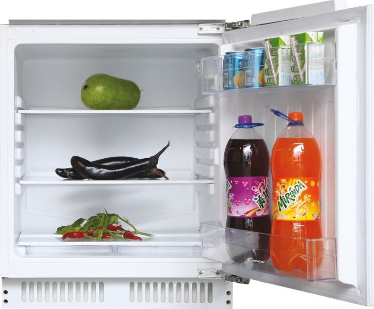 Lodówka Candy Candy Refrigerator | CMLS68EW | Energy efficiency class E | Built-in | Larder | Height 82 cm | Fridge net capacity 135 L | Display | 39