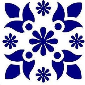 Szablon zmywalny ornament 20x30cm