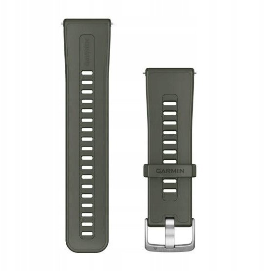 Garmin Ersatz-Armband 24 mm Silikon green/silver