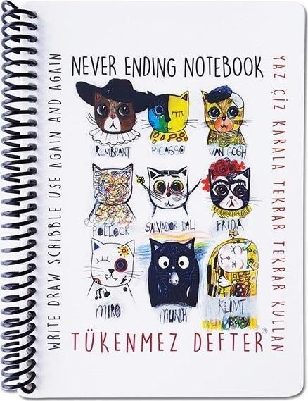 Blok pionowy Malarze Koty Funny Mat STRIGO