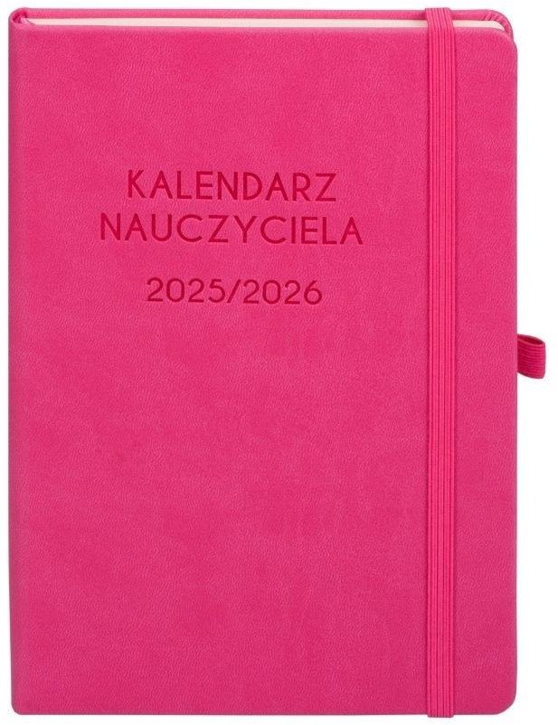 Kalendarz 2025/2026 A5 nauczyciela TDW różowy