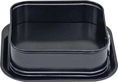 Triton Tortownica kwadratowa Czarna Non-Stick 23,5cm Tort