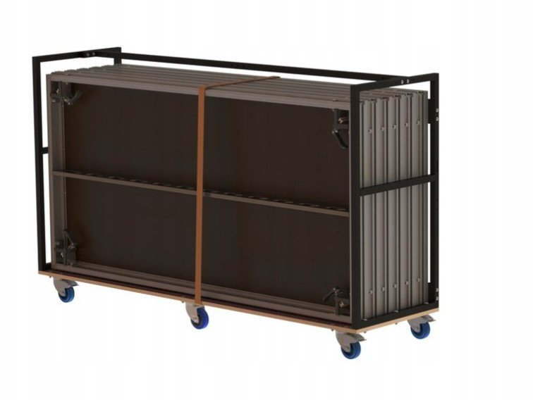 Protekt Zestaw Stageworx CargoBox Praktyczny 6 podestów 2x1m + wózek transportowy