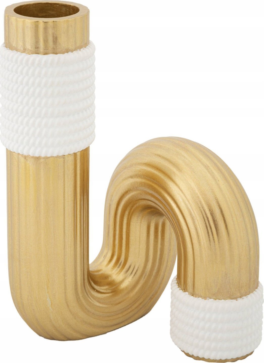 Ferretti Wazon w kształcie fali z polyresinu, wys. 18 cm