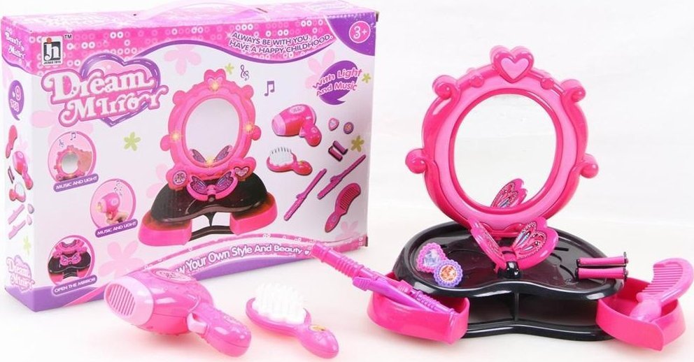 Toaletka z akcesoriami na baterie