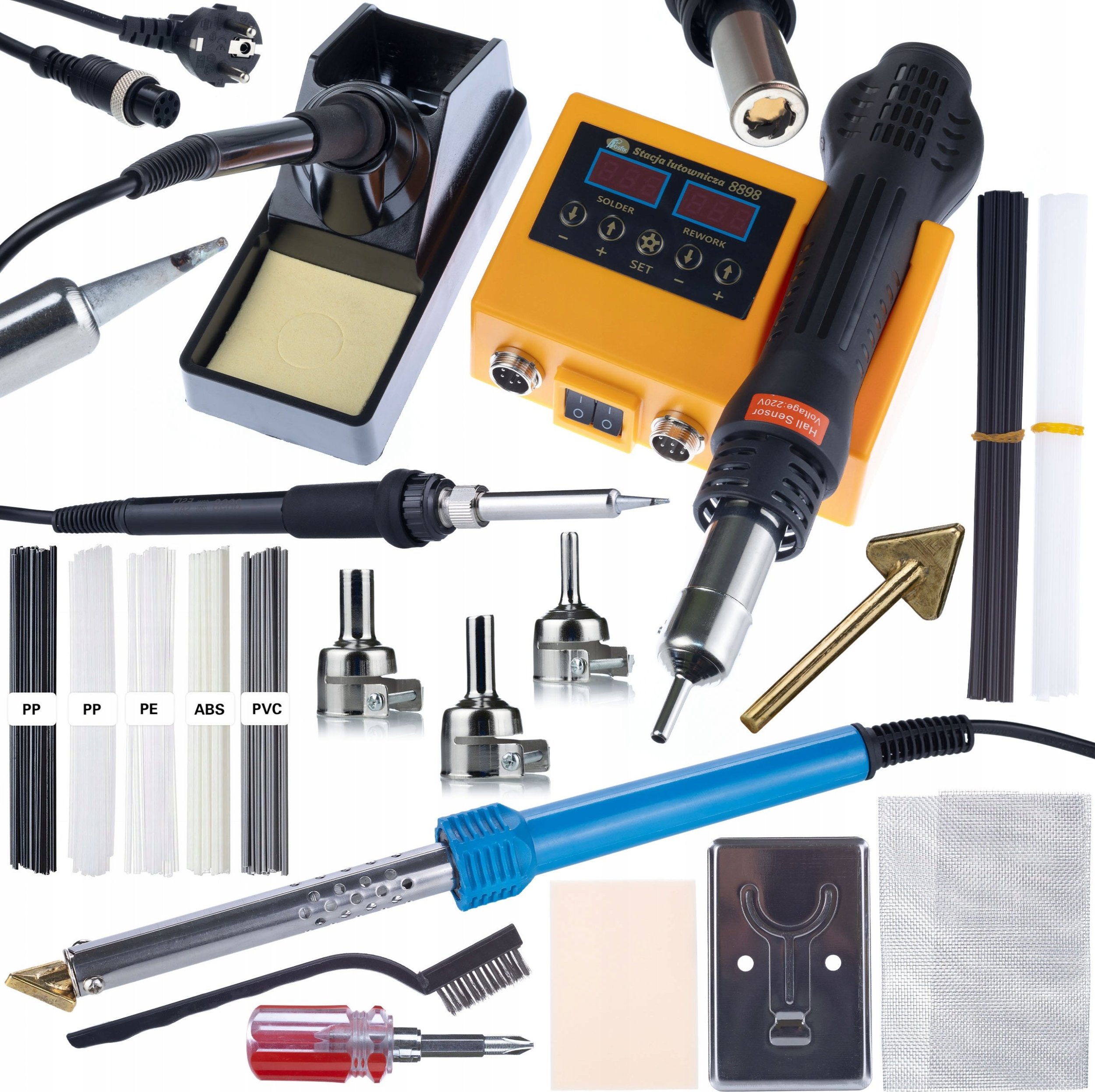 Rosfix ZESTAW LUTOWNICA 2W1 MOCNA ROSFIX OH 660W BLUE LARK AKCESORIA 5 SPOIW