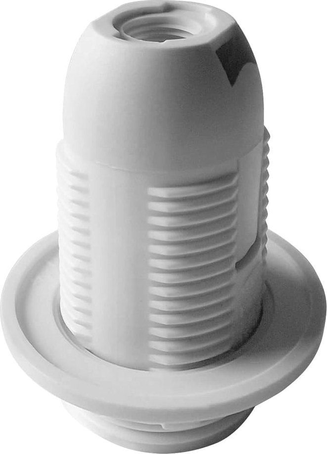 Orno Oprawka termoplastyczna E14 z kołnierzem, biała