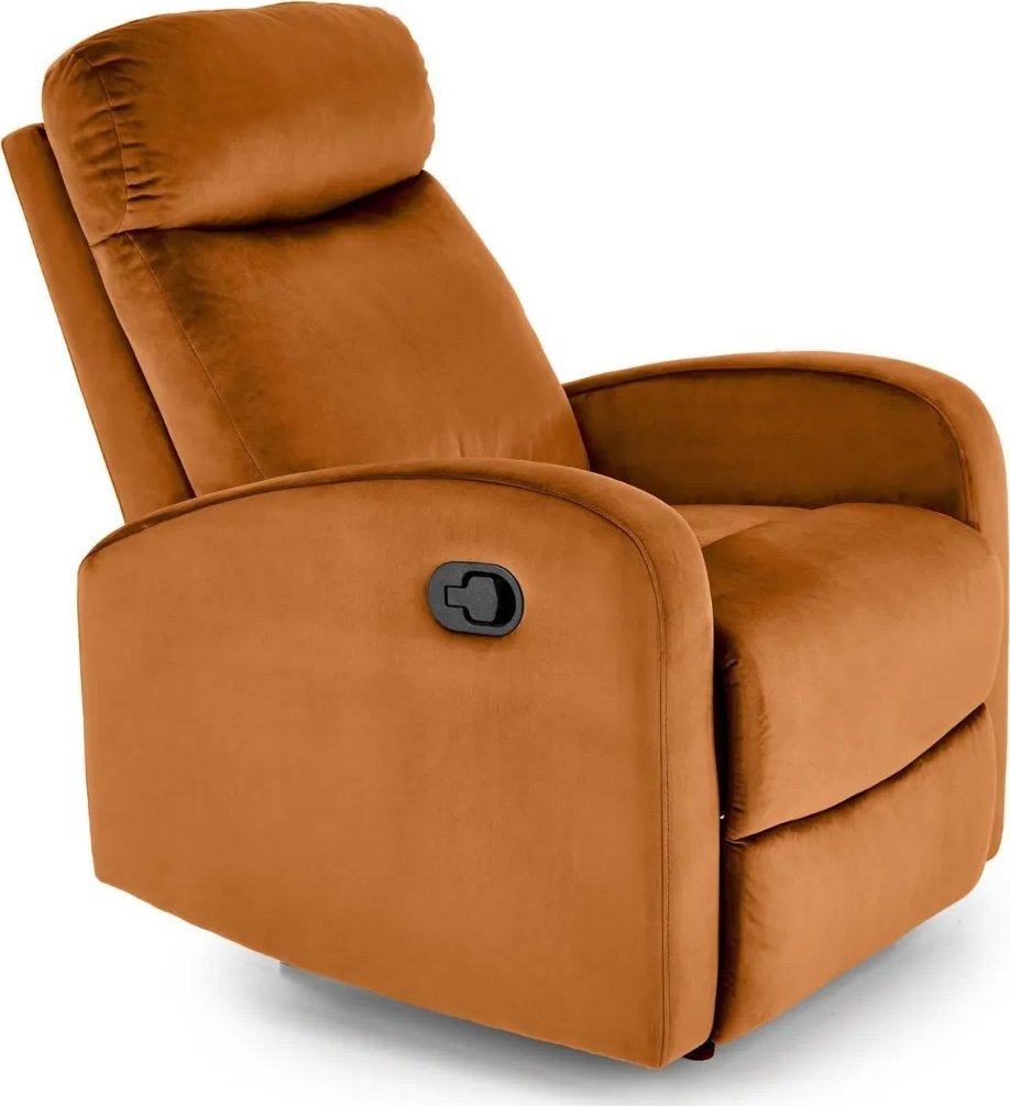 Halmar Fotel rozkładany WONDER VELVET cynamonowy HALMAR