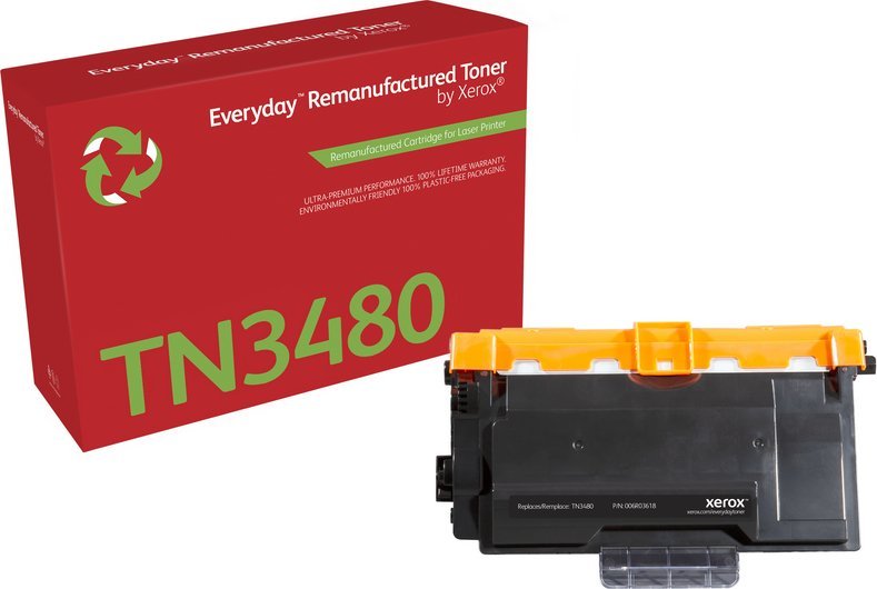 Toner Xerox - Czarny - kompatybilny - wkład tonerowy (Alternatywa dla: Brother TN3480) - do Brother HL-L5000, L5050, L5100, L5200, L6450, MFC-L5700, L