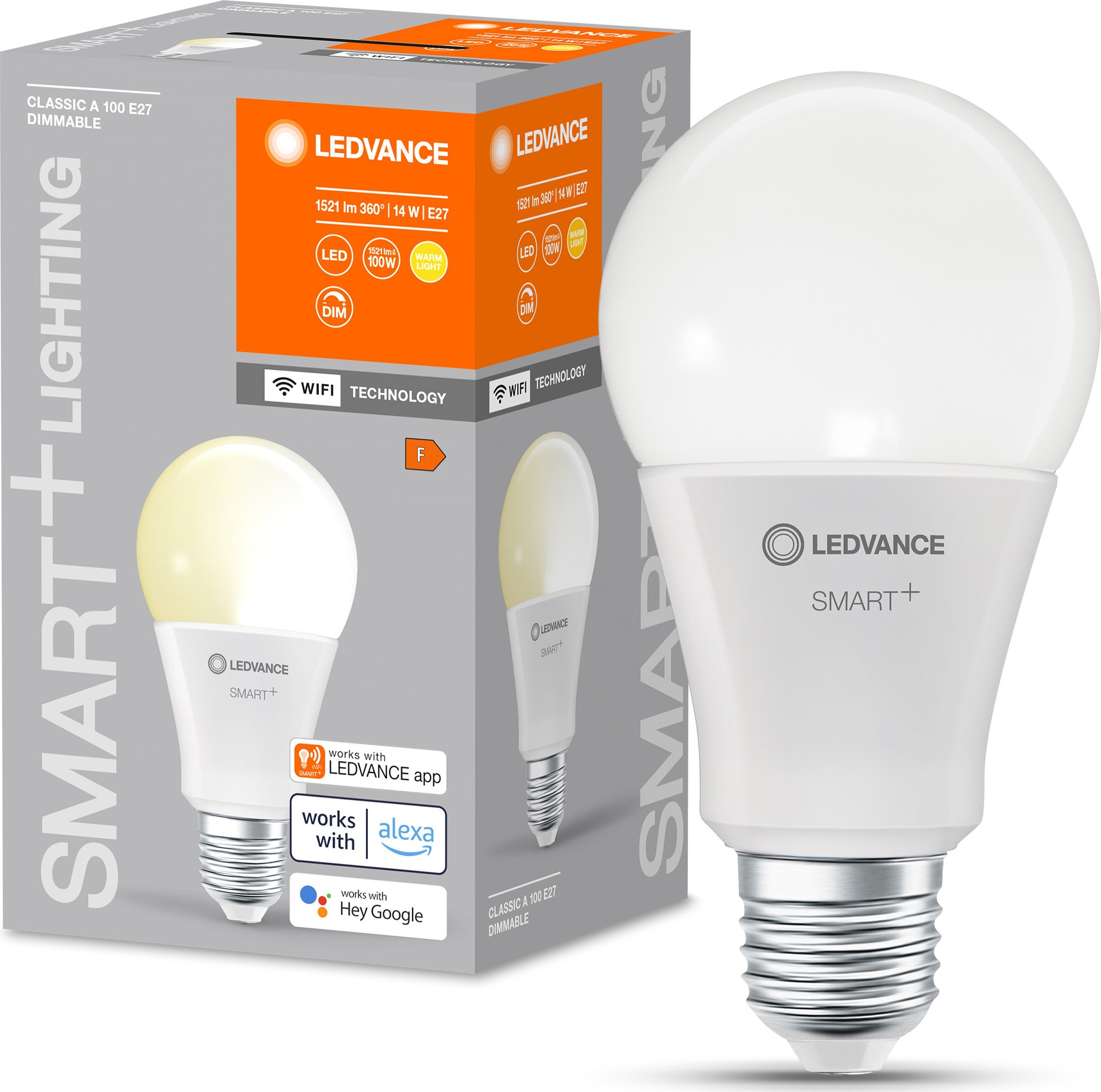 Osram LEDVANCE Żarówka LED E27 14W=100W 2700K SMART+WIFI