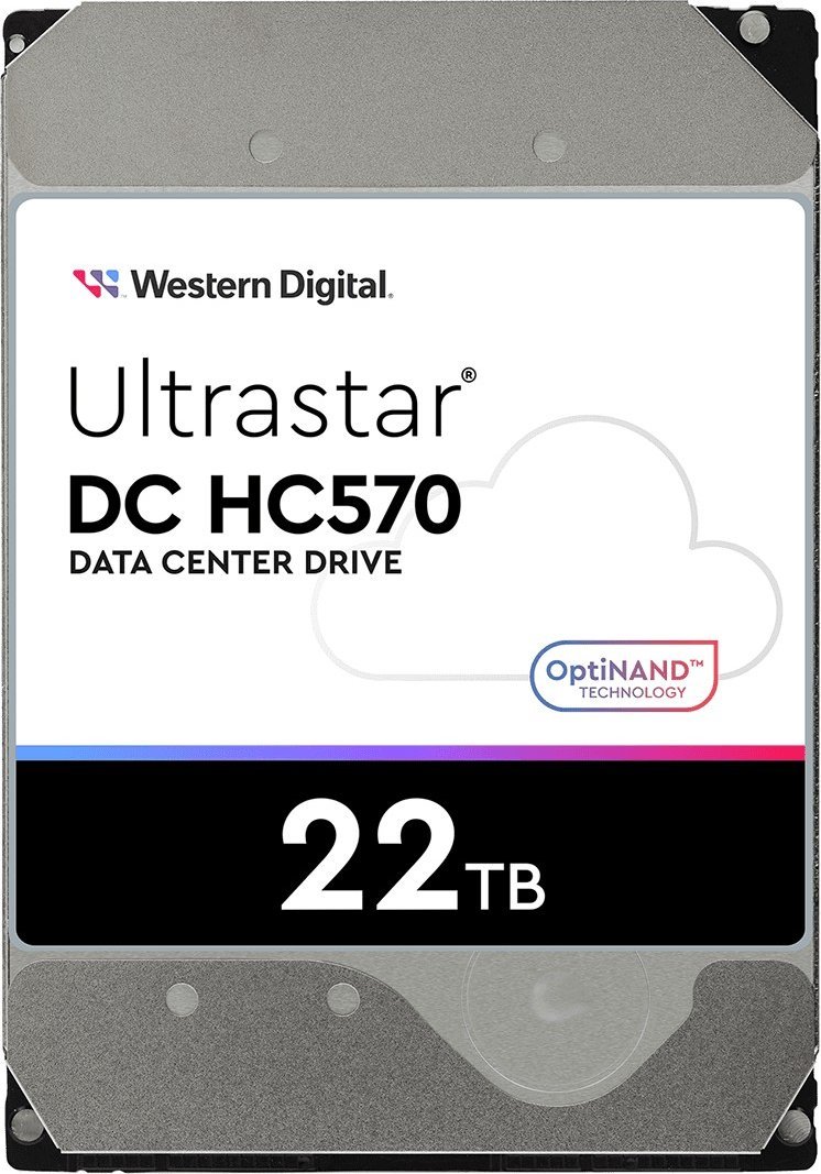 Dysk serwerowy WD Ultrastar DC HC570 22TB 3.5'' SAS-3 (12Gb/s) (0F48052)