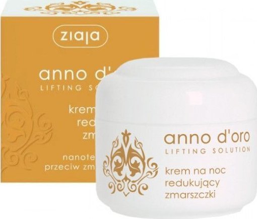 Ziaja ANNO D'ORO KREM NA NOC REDUKUJĄCY ZMARSZCZKI 50 ml