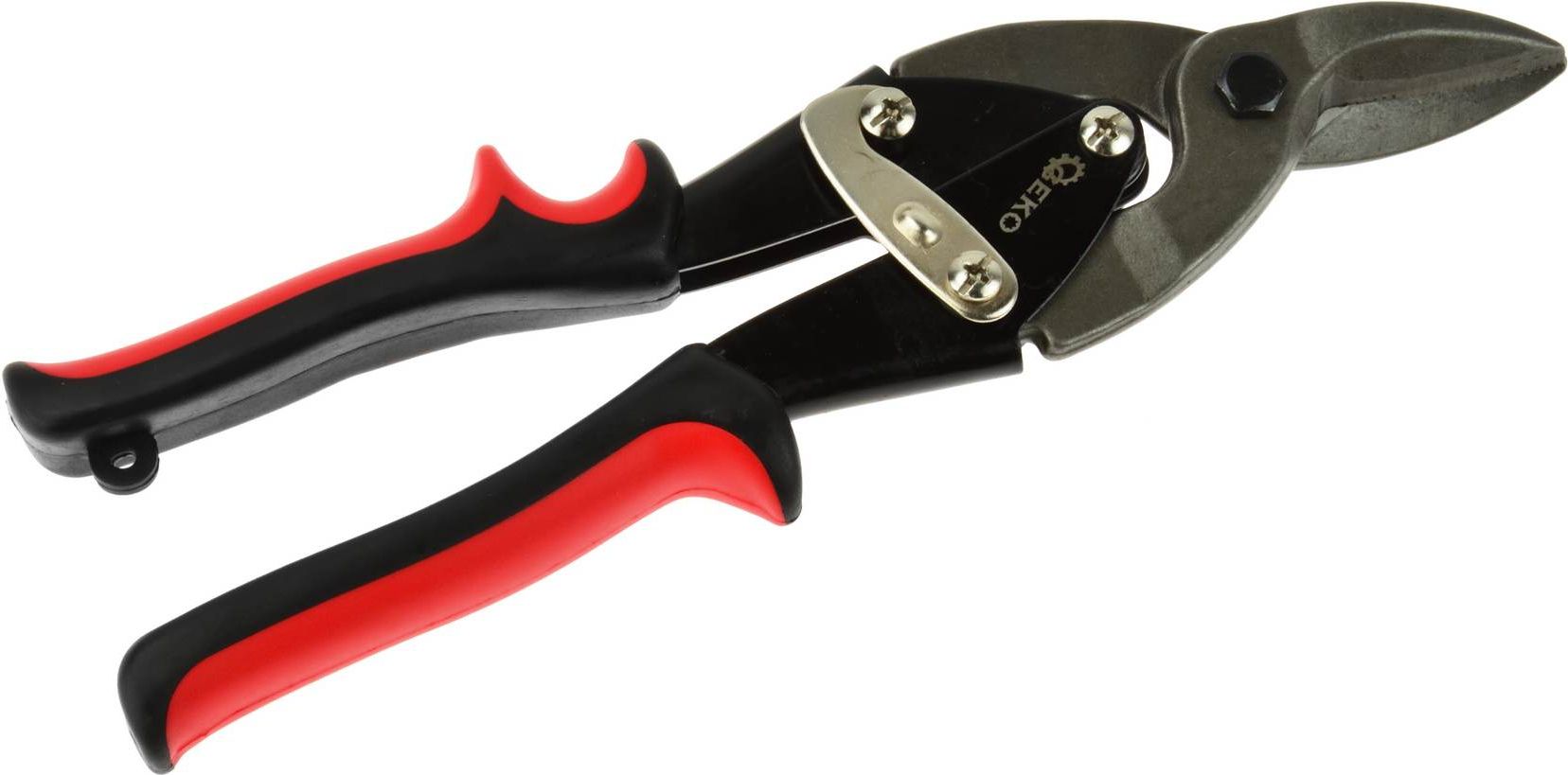 Geko Nożyce do blachy lewe 10" izolowana rączka (G01366)