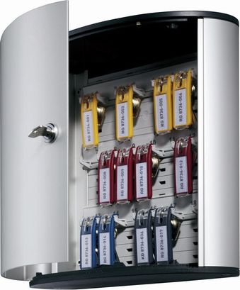 Durable DURABLE Schlüsselkasten Key Box 12 für 12 Schlüssel silber