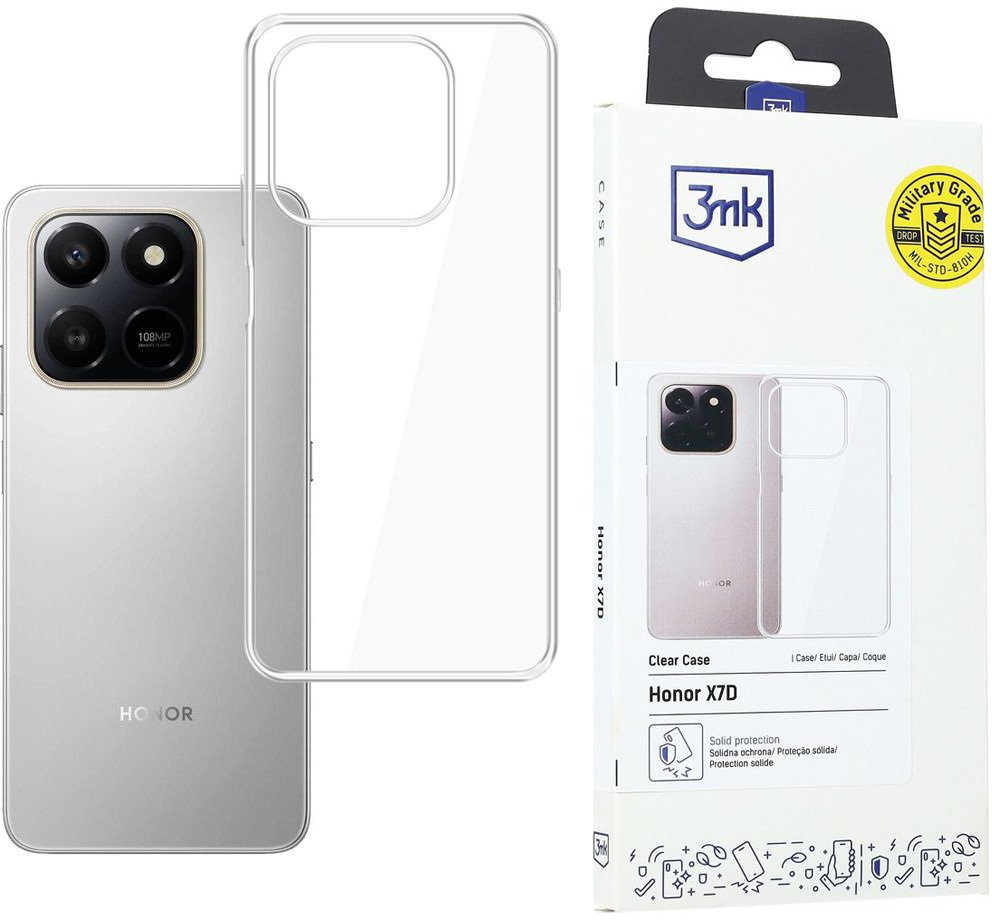 Honor X7D - 3mk Clear Case