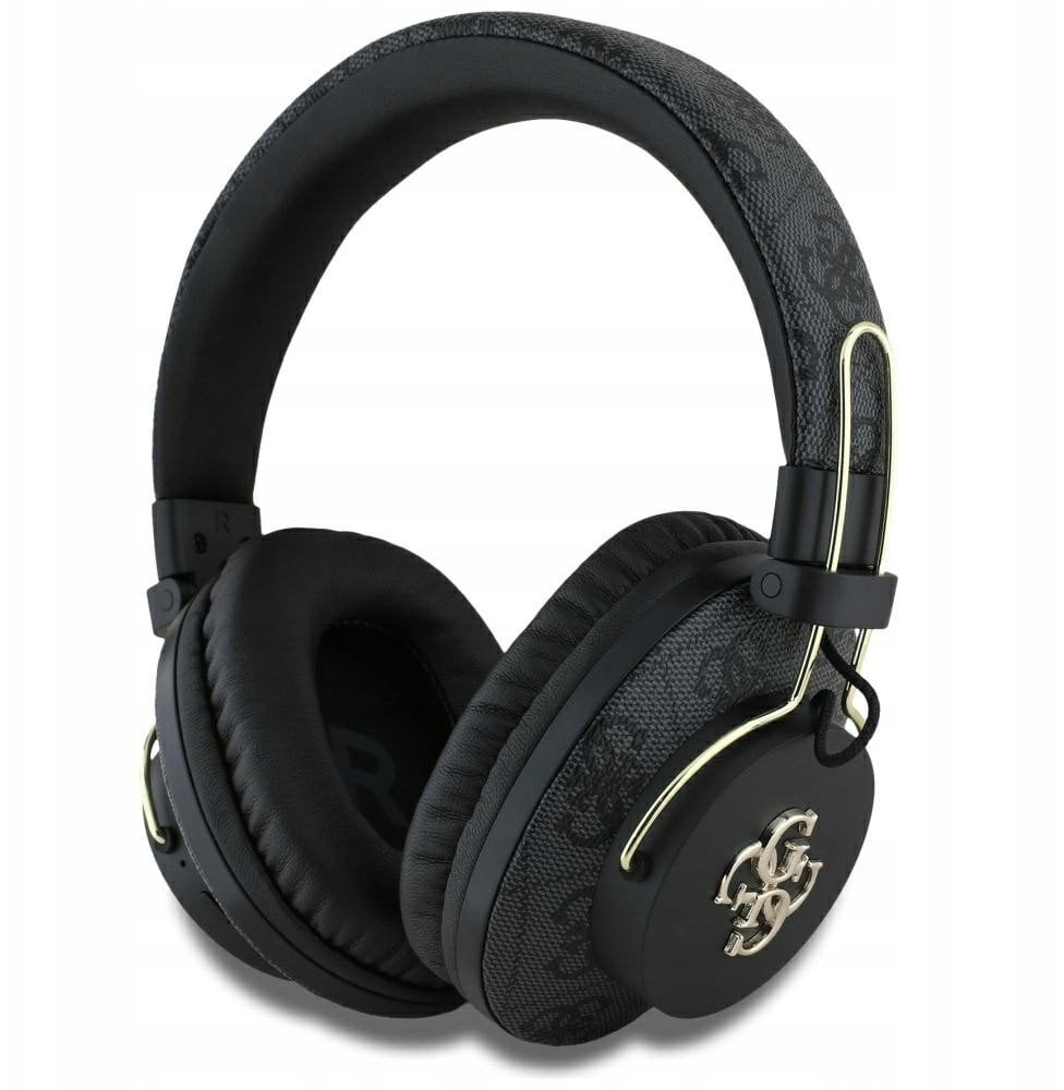 Słuchawki nauszne Guess Bluetooth ENC Metal 4G Logo czarny