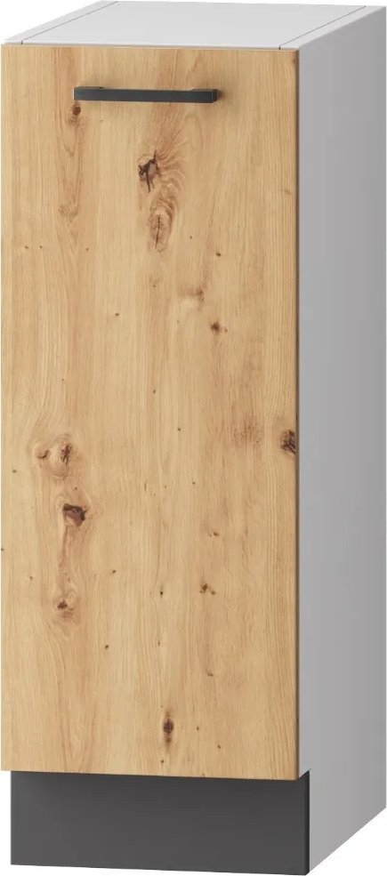 Szafka kuchenna stojąca 30 CLARA D30 P/L dąb STOLKAR
