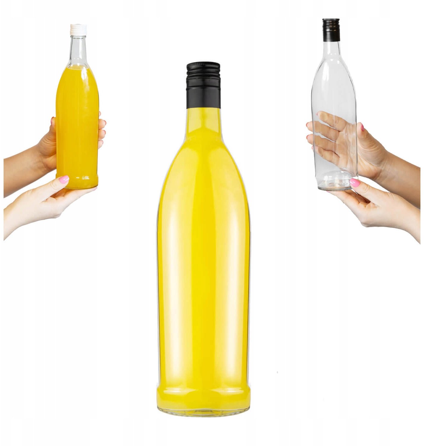 Szklana Butelka Iskra 500ml Na Alkohol Sok Wino Nalewki - Domowe Wyroby 0,5