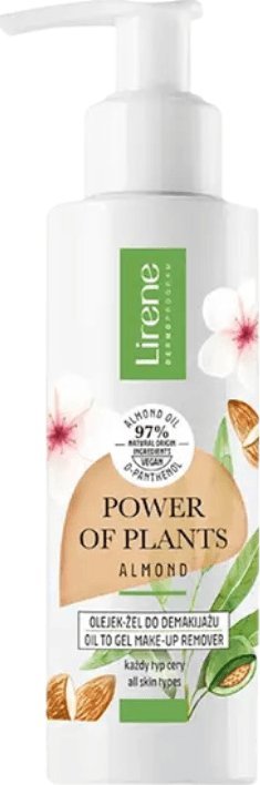 Lirene Power Of Plants Almond Olejek-Żel do Demakijażu 145 ml