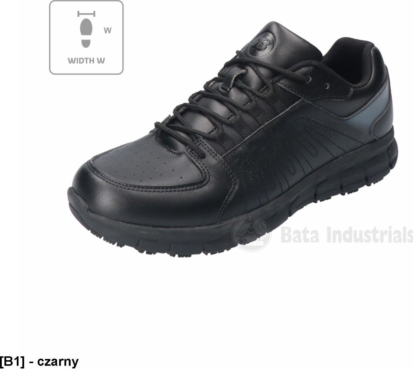 BATAINDUSTRIALS Charge W B78 - ADLER - Półbuty unisex, antystatyczne, nie zawiera metalu, 1 kolor - rozmiar - czarny 39