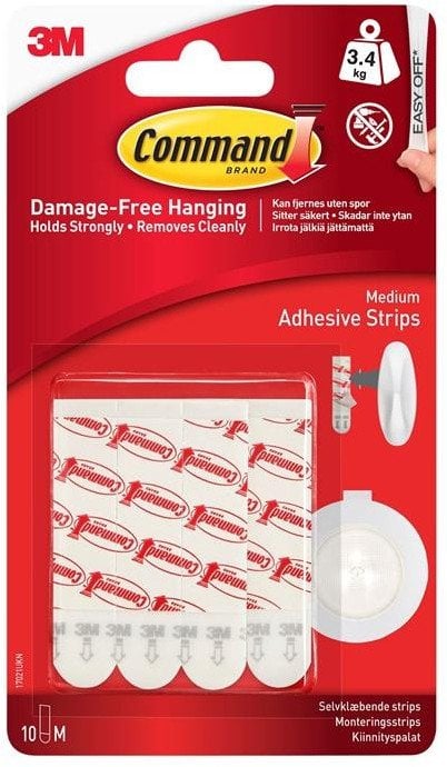 ADHESIVE STRIP COMMAND 17021NEWUKN 10PCS