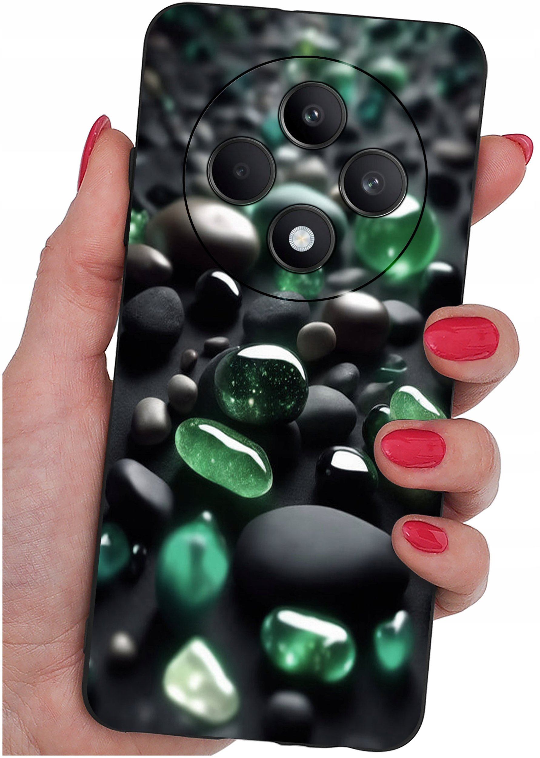 krainaGSM Etui do Oppo Reno 12 F 5G | 12 FS 5G SZKŁO 9H