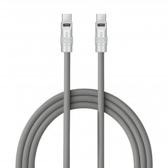 Kabel USB USB-C - USB-C 2 m Szary (NL4985)
