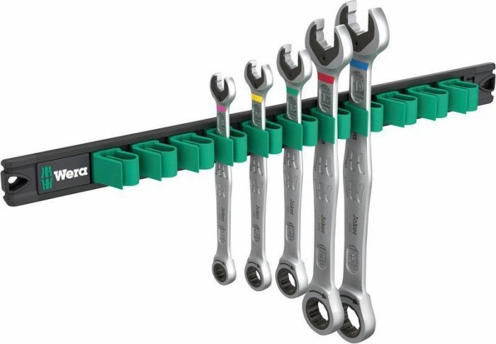 Wera Wera 9631 magnetic strip 6000 Joker 2, 5 pieces, wrench (combination ratchet wrench with holding function)
