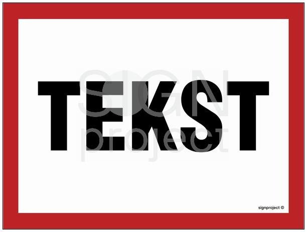 ZN025 - Znak na zamówienie Wzór B-013 600x450