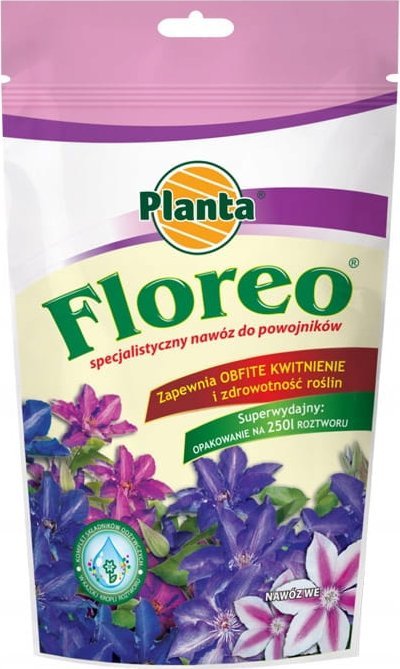 Nawóz do powojników Floreo krystaliczny odżywka wieloskładnikowa 250g