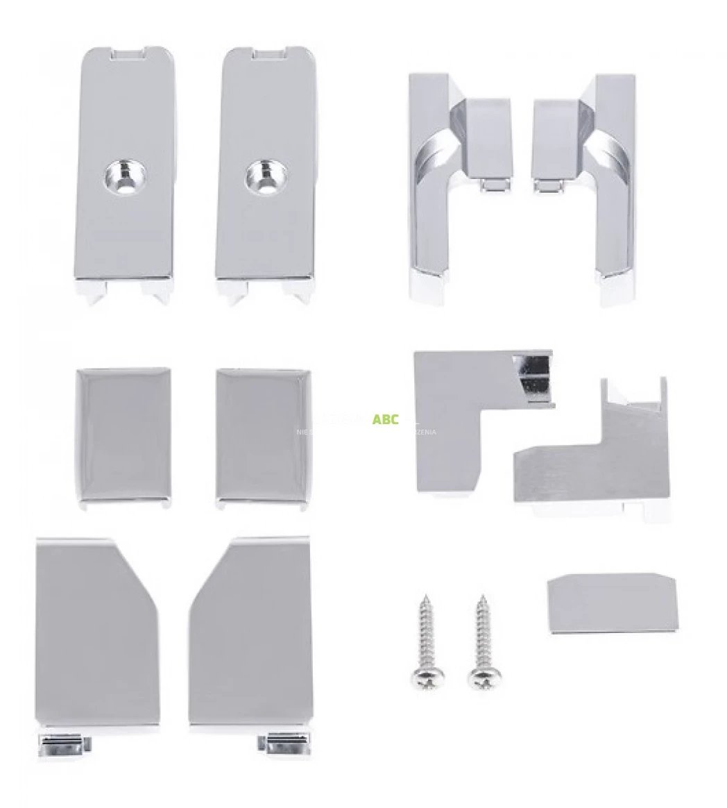 Cersanit (części zamienne - kabiny prysznicowe) ZESTAW EL. PLASTIKOWYCH I ŚRUB MODUO KWADRATOWA/DRZWI (S900-2648)