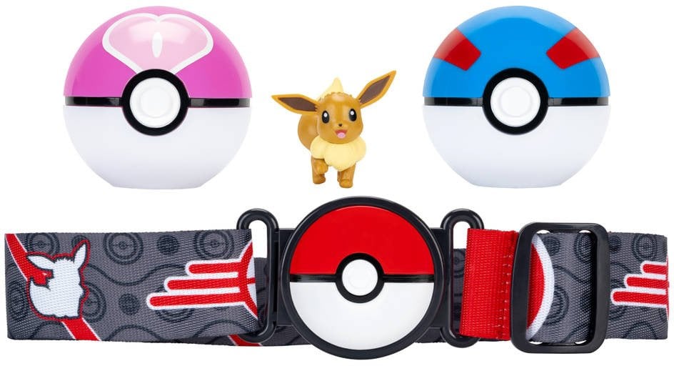 POKEMON CLIP N GO BELT SET EEVEE