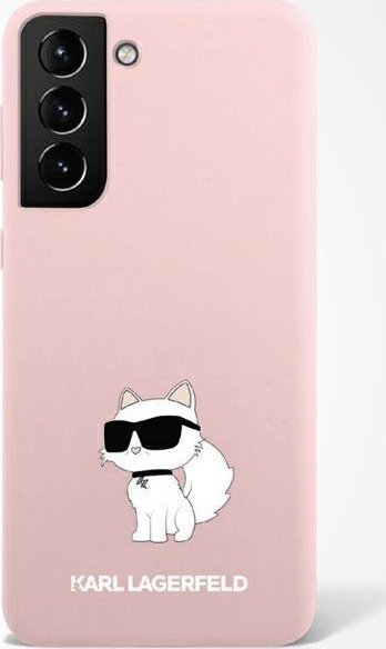 Karl Lagerfeld Etui Karl Lagerfeld KLHCS23LSNCHBCP Samsung Galaxy S23 Ultra hardcase różowy/pink Silicone Choupette