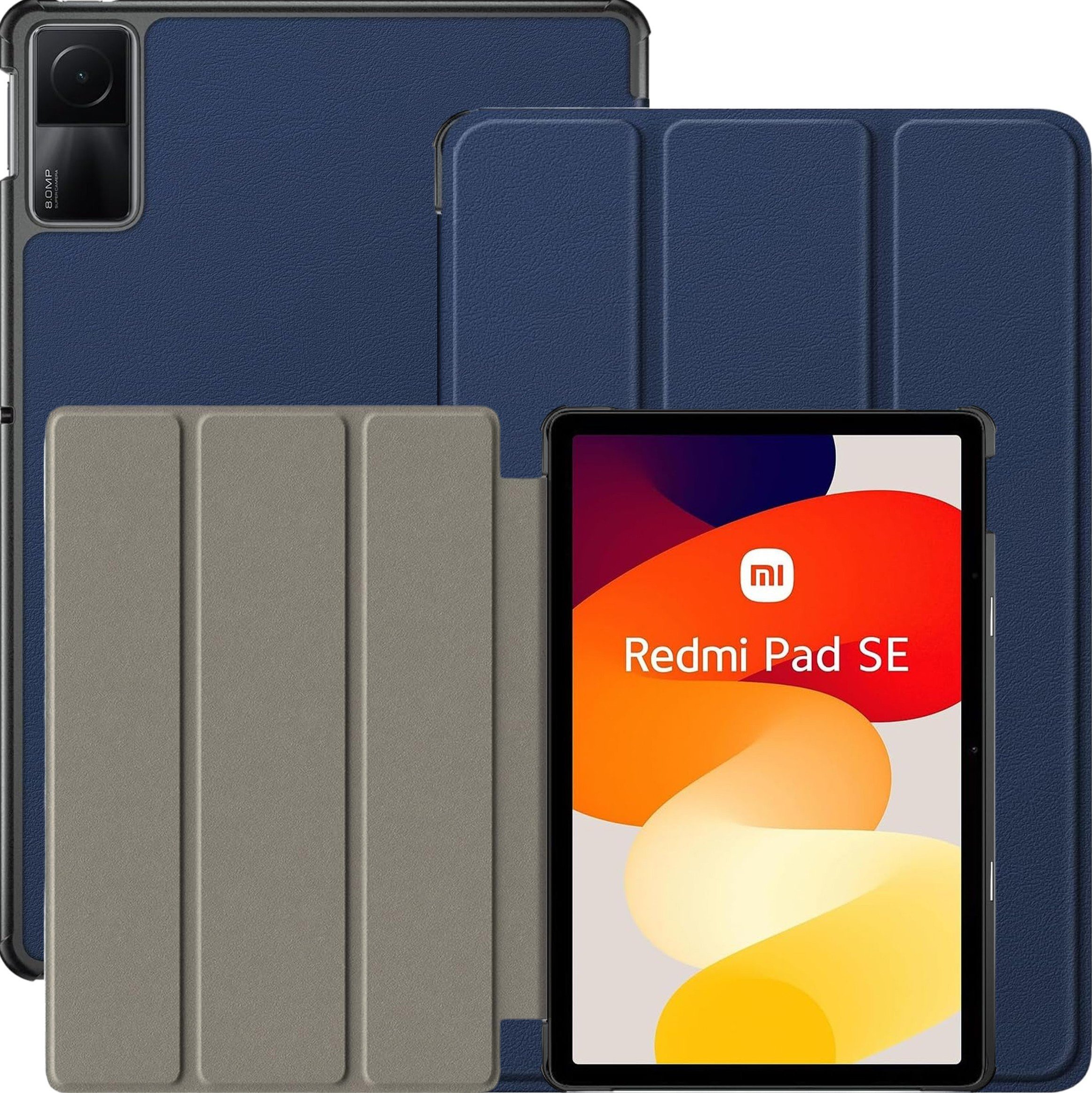 Etui na tablet Alogy Etui do Xiaomi Redmi Pad SE 2023 11" Smart Case Cover z klapką obudowa futerał pokrowiec Alogy Granatowe