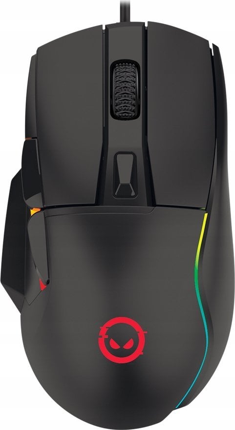 Mysz Lorgar LORGAR Mouse Jetter 357 8000DPI/RGB/6 Buttons/USB/Black retail