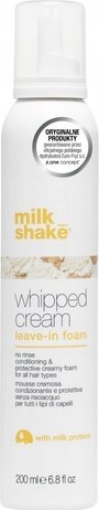 Milk Shake Milk Shake, Whipped Cream, Milk Proteins, Hair Leave-In Foam Conditioner, For Hydration, 200 ml For Women