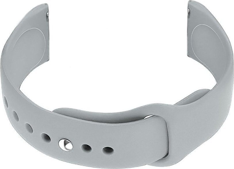 Pasek gumowy do zegarka U21 20mm - szary