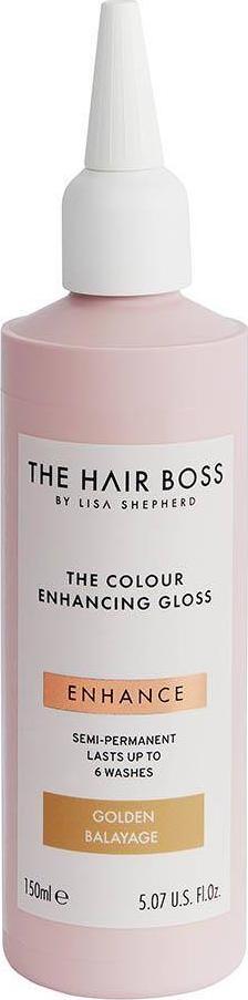 The Hair Boss THE HAIR BOSS_By Lisa Shepherd The Colour Enhancing Gloss rozświetlacz podkreślający ciepły odcień włosów Golden Balayage 150ml