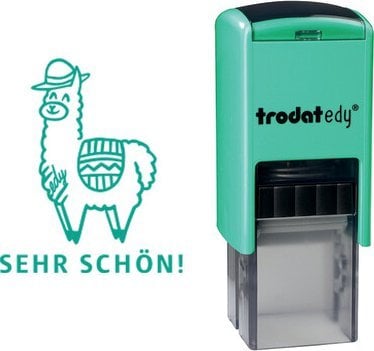 Trodat trodat Motivstempel Printy Minzgrün "Lama" 4922