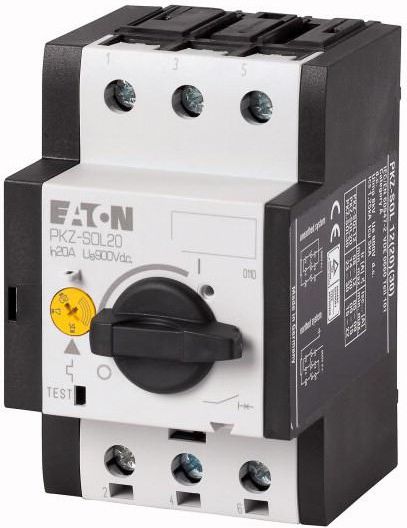 Eaton Wyłącznik do instalacji fotowoltaicznych 2P 12A DC PKZ-SOL12 (120937)