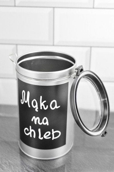 Kesper Puszka z tabliczką kredową do podpisu