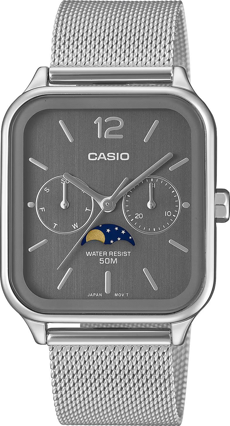 Zegarek Casio Zegarek męski Casio MTP-M305M-8AVER srebrny